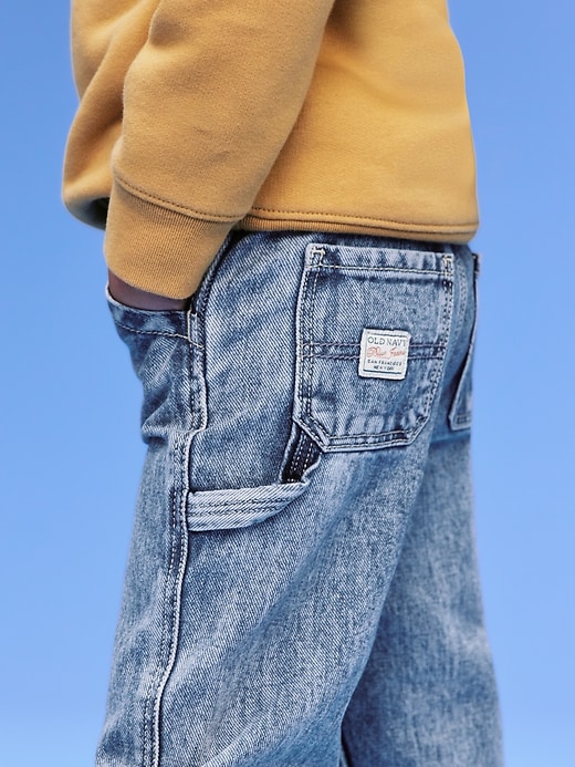 Image number 6 showing, '94 Unisex Carpenter Jeans for Toddler