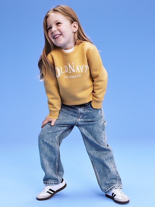 Image number 3 showing, '94 Unisex Carpenter Jeans for Toddler