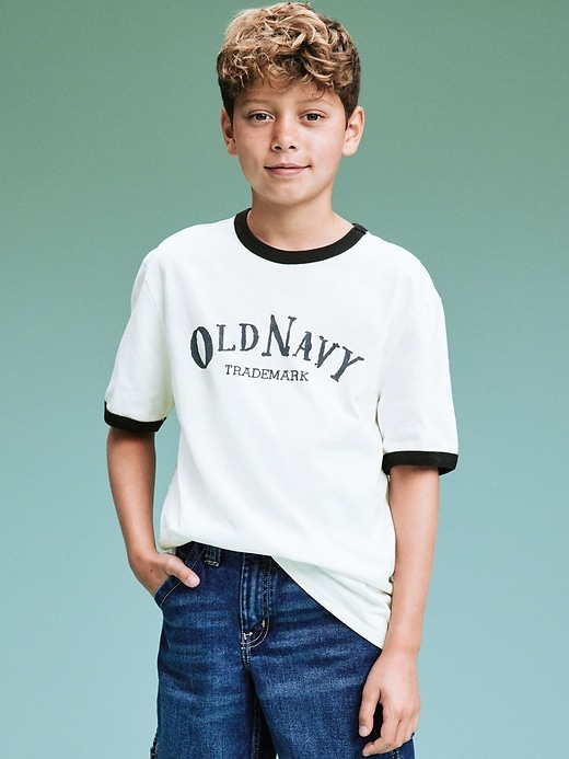 Image number 4 showing, '94 Gender-Neutral Logo-Graphic T-Shirt for Kids