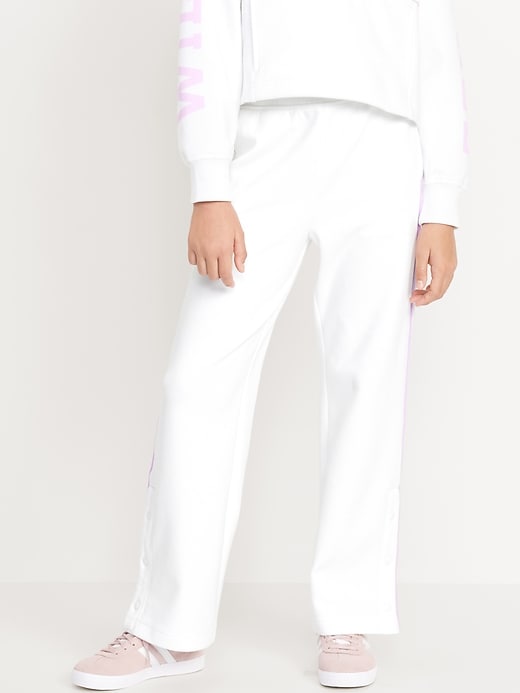 View large product image 1 of 5. High-Waisted Dynamic Fleece Track Pants for Girls