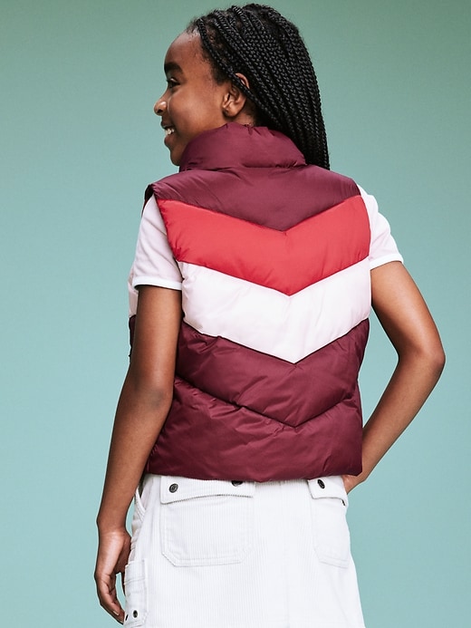 Image number 2 showing, '94 Quilted Puffer Vest for Girls