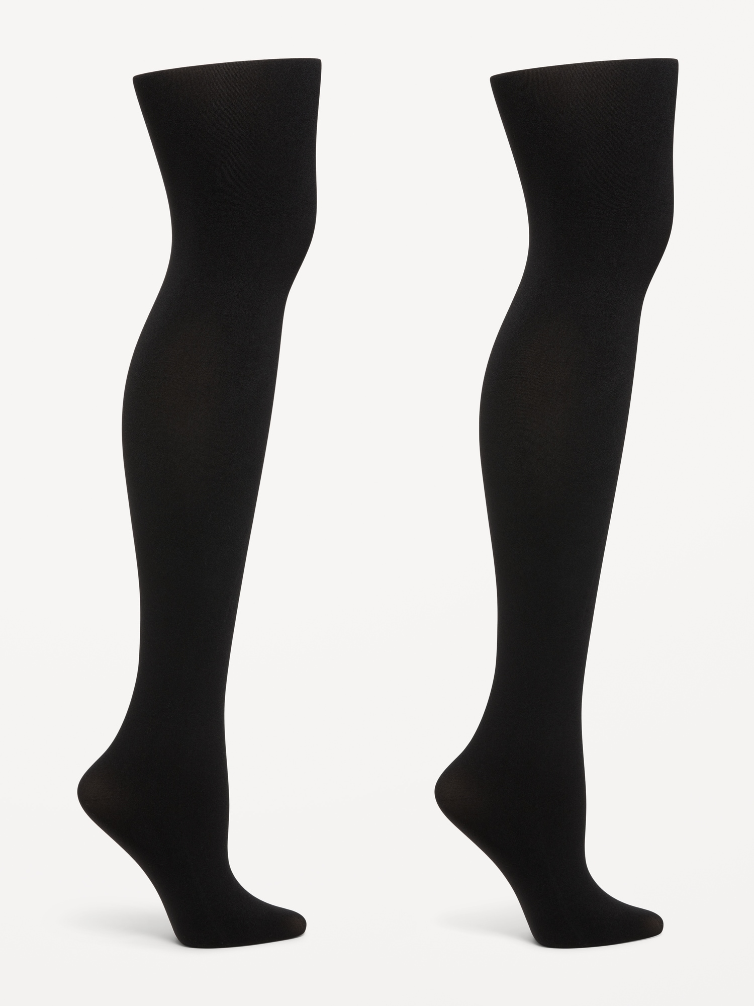 Tights 2-Pack for Women - Black