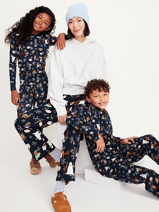 Image number 3 showing, Maternity Waffle Pajama Set