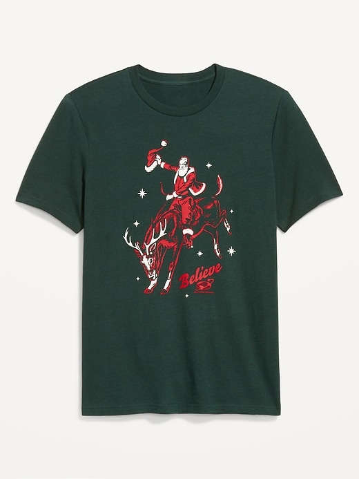 View large product image 1 of 1. Holiday-Graphic T-Shirt for Men