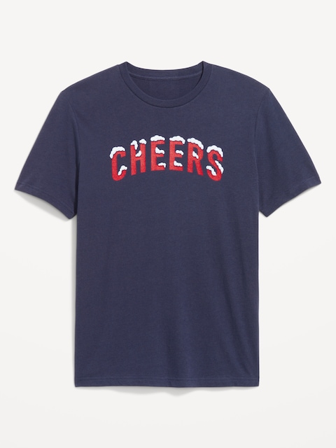 Holiday-Graphic T-Shirt for Men - Volcanic Glass