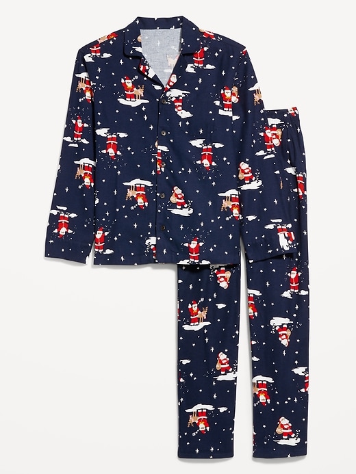 Image number 4 showing, Printed Flannel Pajama Set