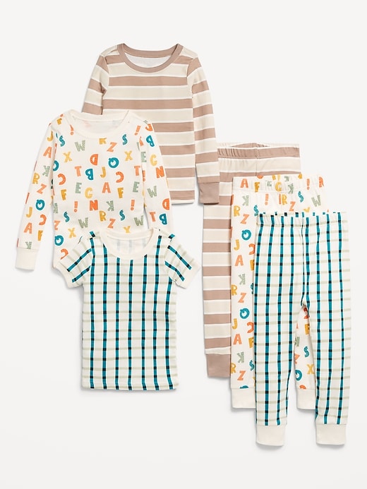 View large product image 1 of 3. Snug-Fit Pajama 6-Piece Set for Toddler &amp; Baby