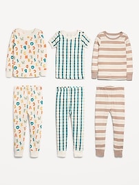 View large product image 3 of 3. Snug-Fit Pajama 6-Piece Set for Toddler &amp; Baby