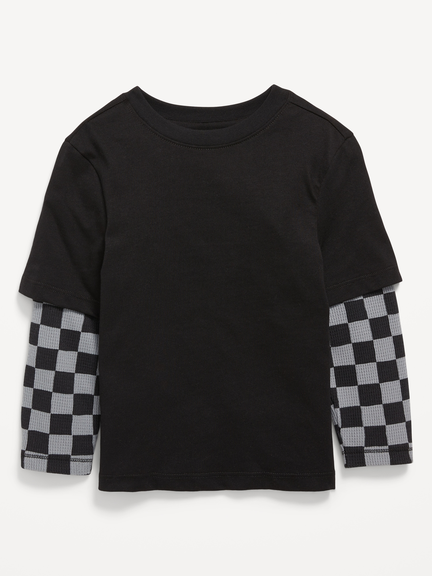 Long-Sleeve Two-In-One T-Shirt for Toddler Boys