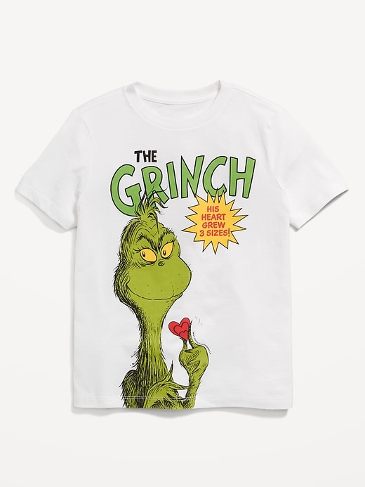 View large product image 1 of 2. Dr. Seuss™ &quot;Grinch&quot; Gender-Neutral Graphic T-Shirt for Kids