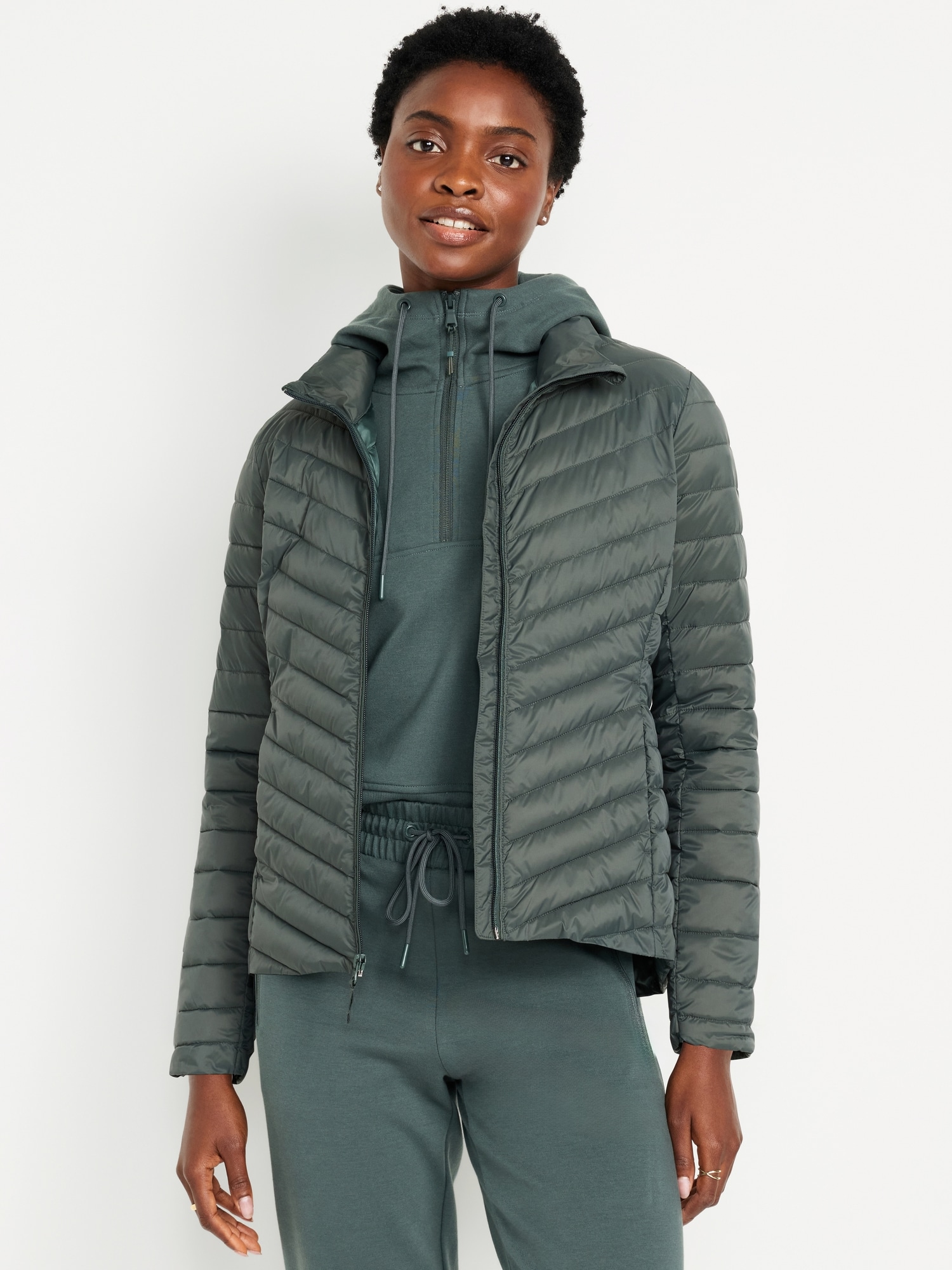 Water Resistant Narrow Channel Puffer Jacket Old Navy