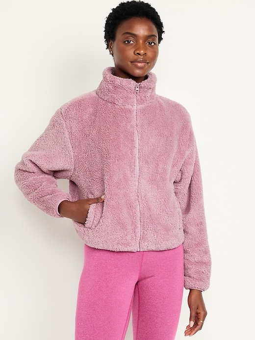 Image number 1 showing, Sherpa Zip Jacket