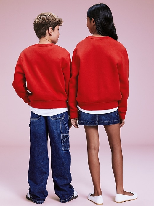 Image number 2 showing, '94 Gender-Neutral Logo-Graphic Sweatshirt for Kids