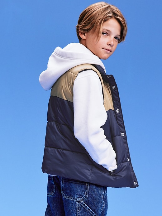 Image number 2 showing, '94 Quilted Puffer Vest for Boys