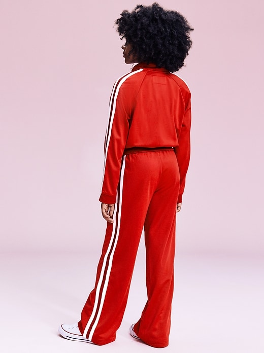 Image number 7 showing, '94 High-Waisted Track Pants for Girls