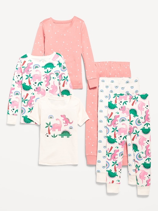 View large product image 1 of 3. Snug-Fit Pajama 6-Piece Set for Toddler &amp; Baby