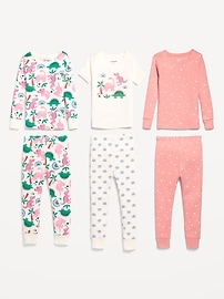 View large product image 3 of 3. Snug-Fit Pajama 6-Piece Set for Toddler &amp; Baby