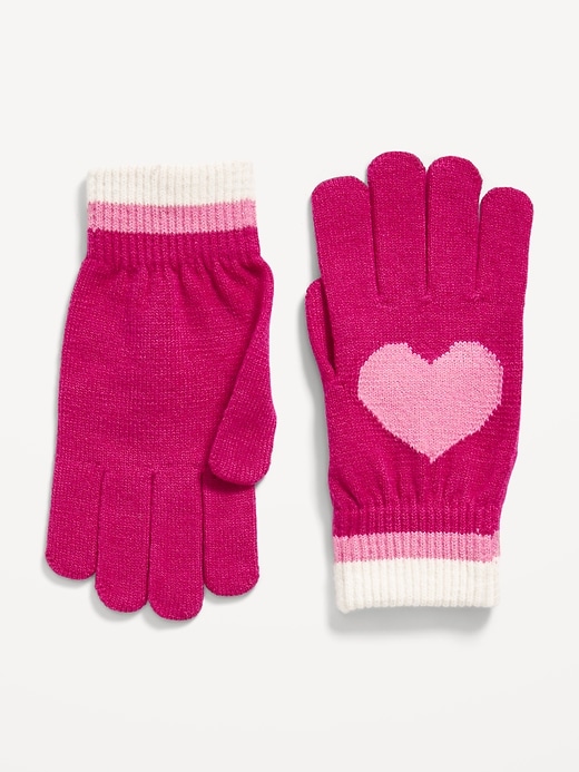 View large product image 1 of 1. Knit Gloves for Girls