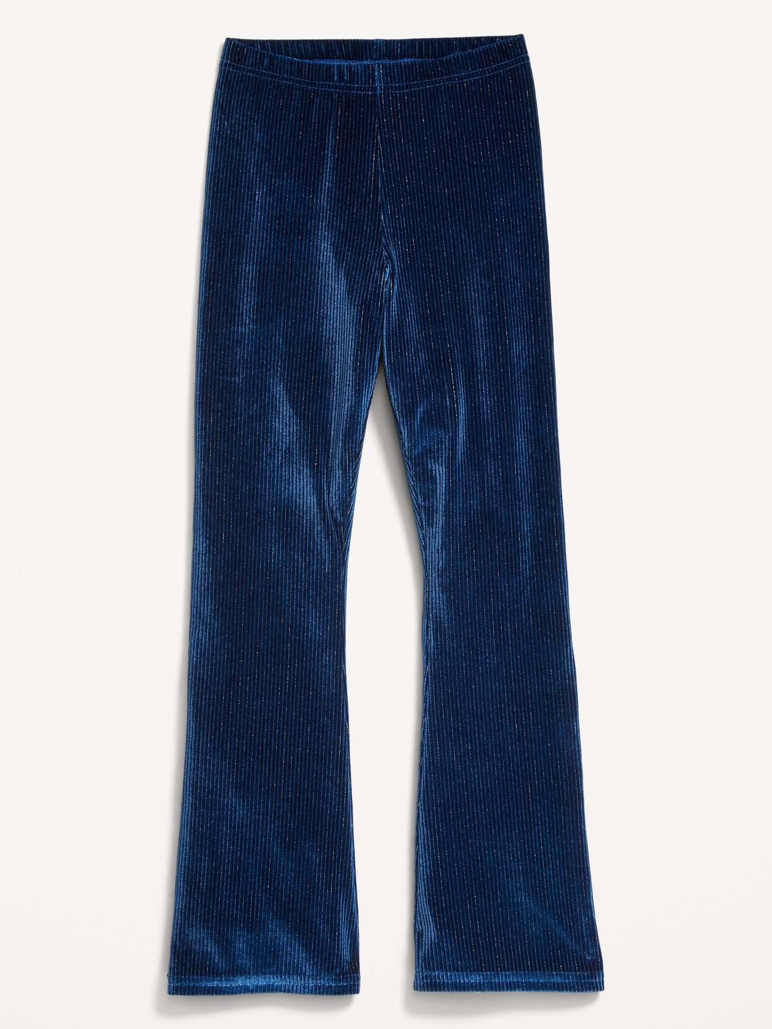 High-Waisted Ribbed Velvet Flared Leggings for Girls | Old Navy