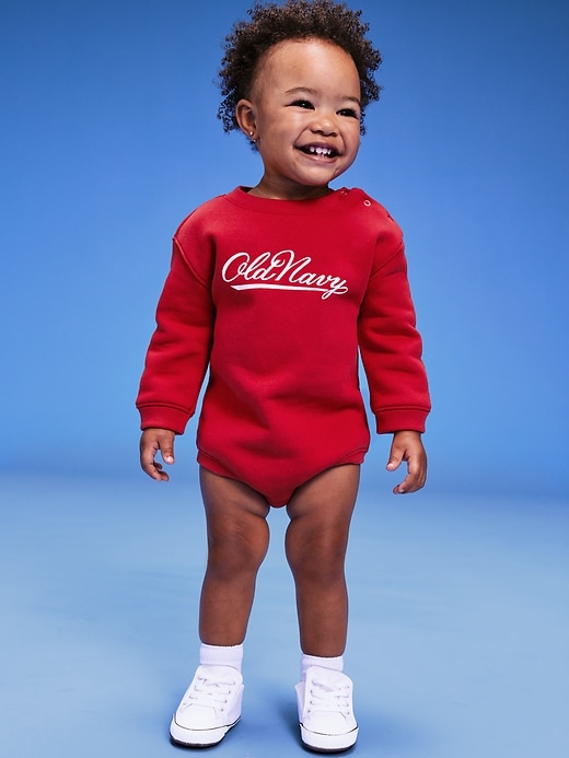 Image number 1 showing, '94 Logo-Graphic One-Piece Romper for Baby