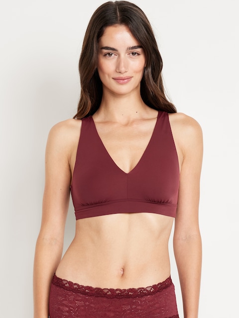 No-Show Bralette - Red Red Wine