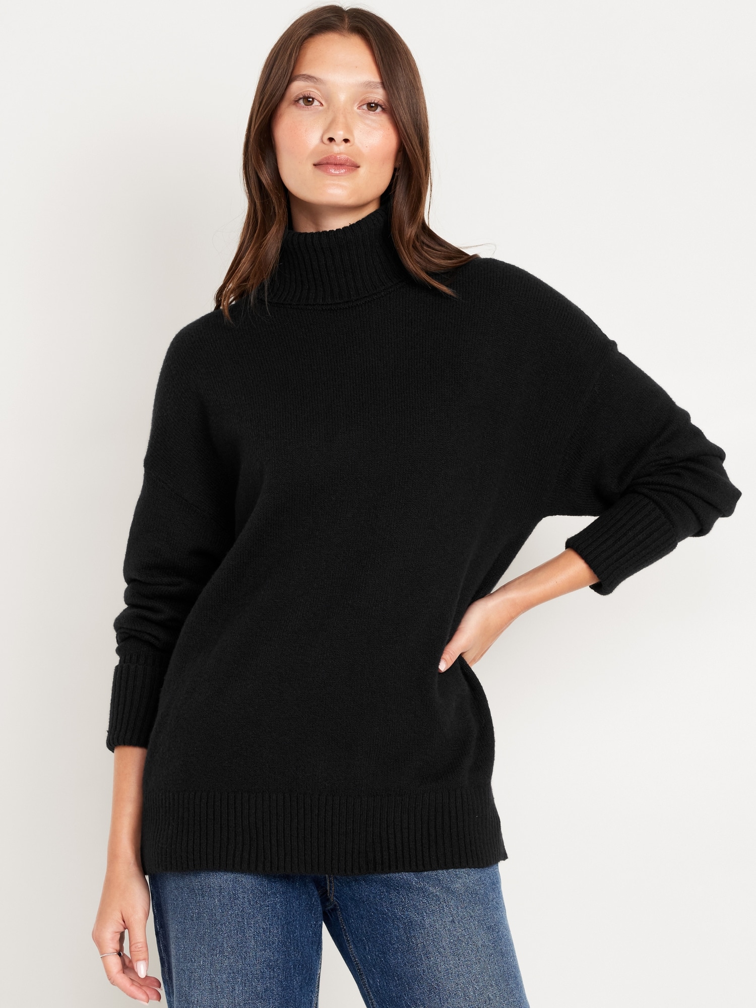 SoSoft Turtleneck Tunic Sweater