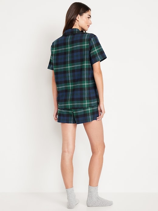 Image number 2 showing, Flannel Pajama Short Set