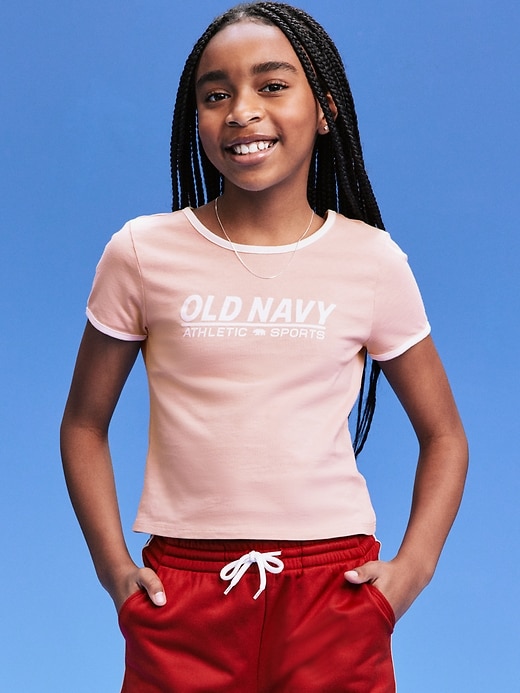 Image number 1 showing, '94 Short-Sleeve Logo-Graphic T-Shirt for Girls