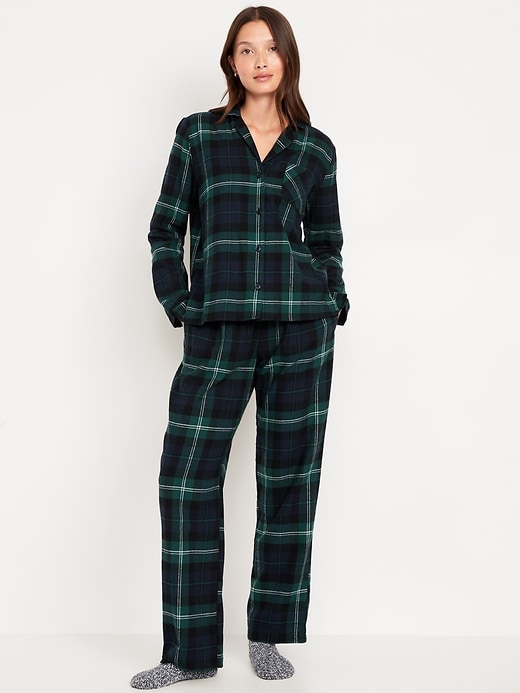 Image number 1 showing, Flannel Pajama Set for Women