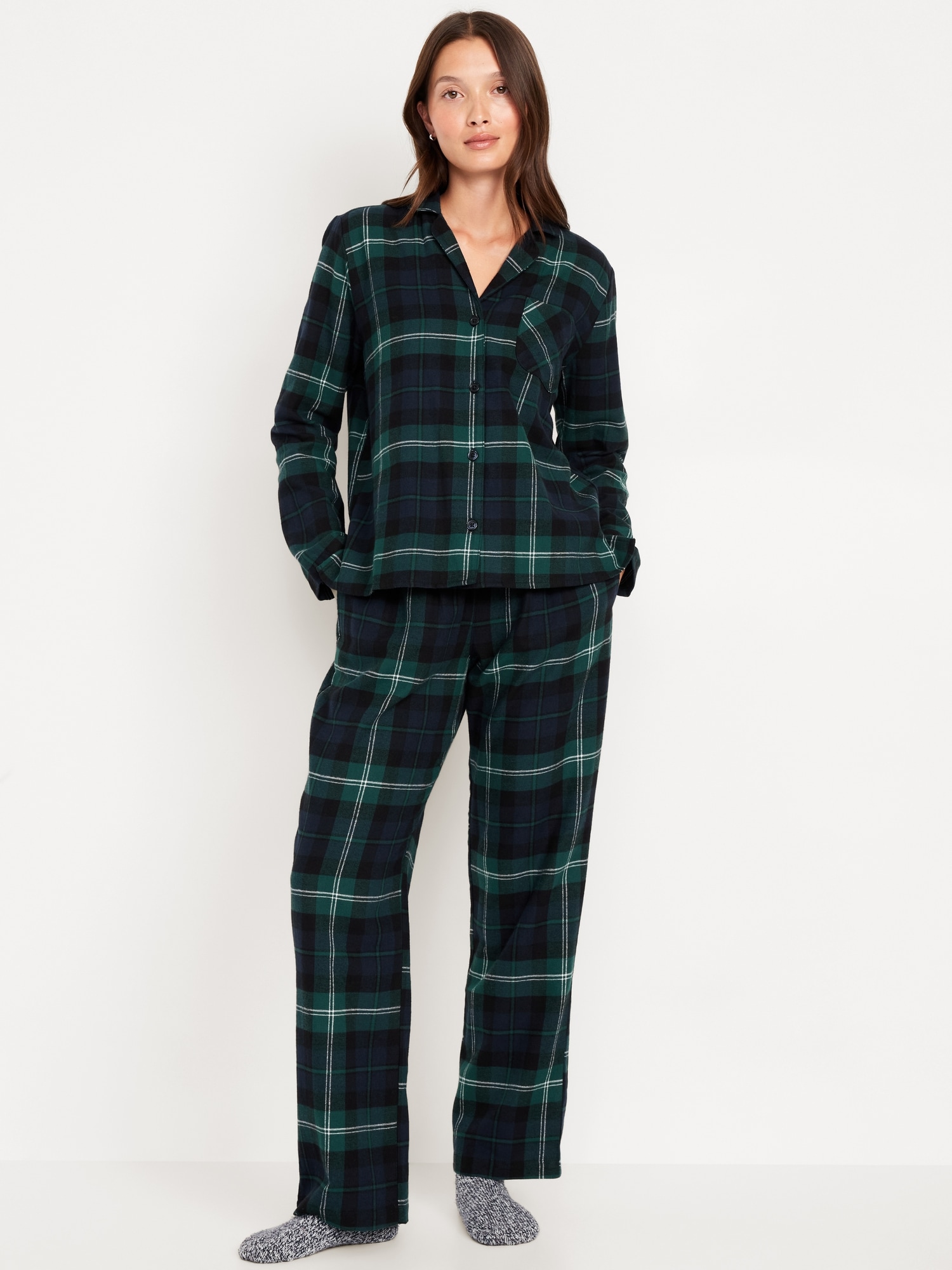 Matching Plaid Pajamas Old Navy