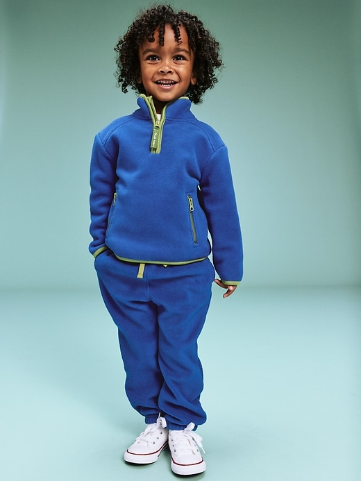 Image number 4 showing, '94 Unisex Microfleece Joggers for Toddler