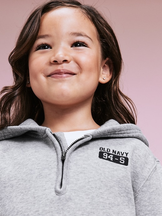 Image number 5 showing, '94 Unisex Half-Zip Logo-Graphic Hoodie for Toddler