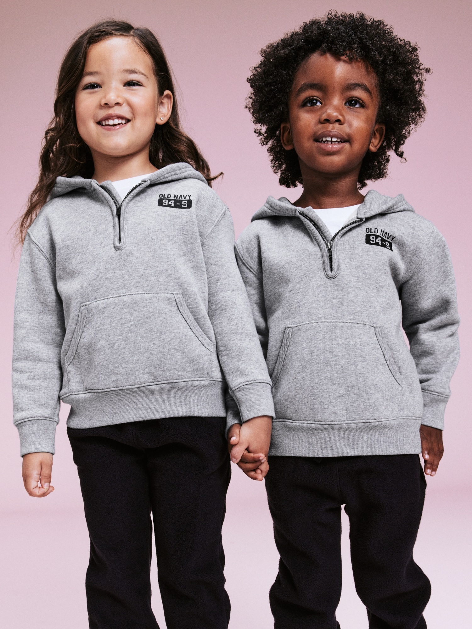 94 Unisex Half-Zip Logo-Graphic Hoodie for Toddler