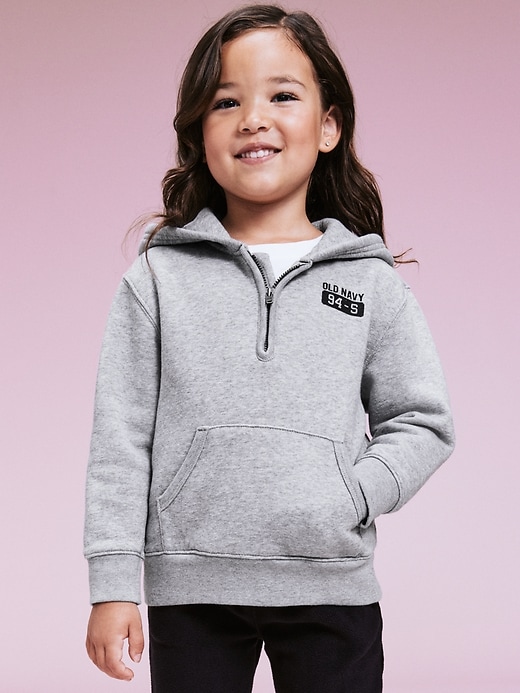 Image number 3 showing, '94 Unisex Half-Zip Logo-Graphic Hoodie for Toddler