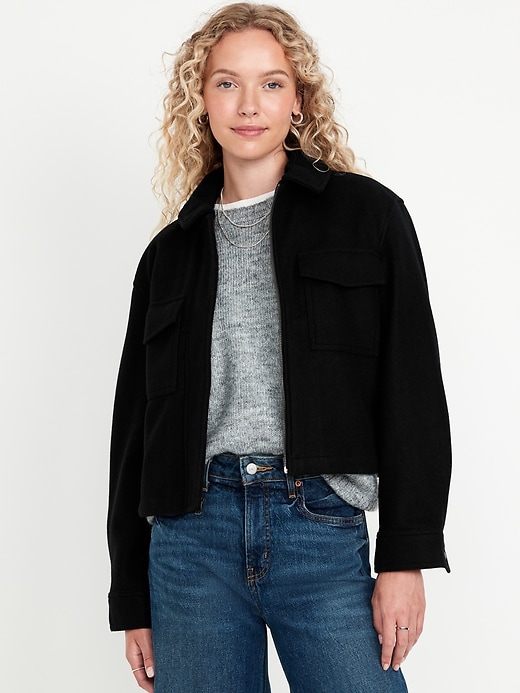 Image number 1 showing, Relaxed Shirt Jacket