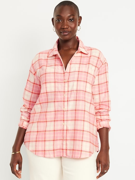 Image number 5 showing, Button-Down Flannel Tunic