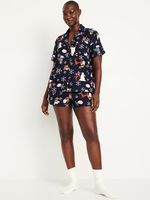 Image number 5 showing, Flannel Pajama Short Set