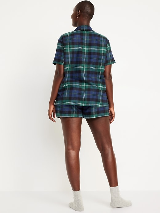 Image number 6 showing, Flannel Pajama Short Set