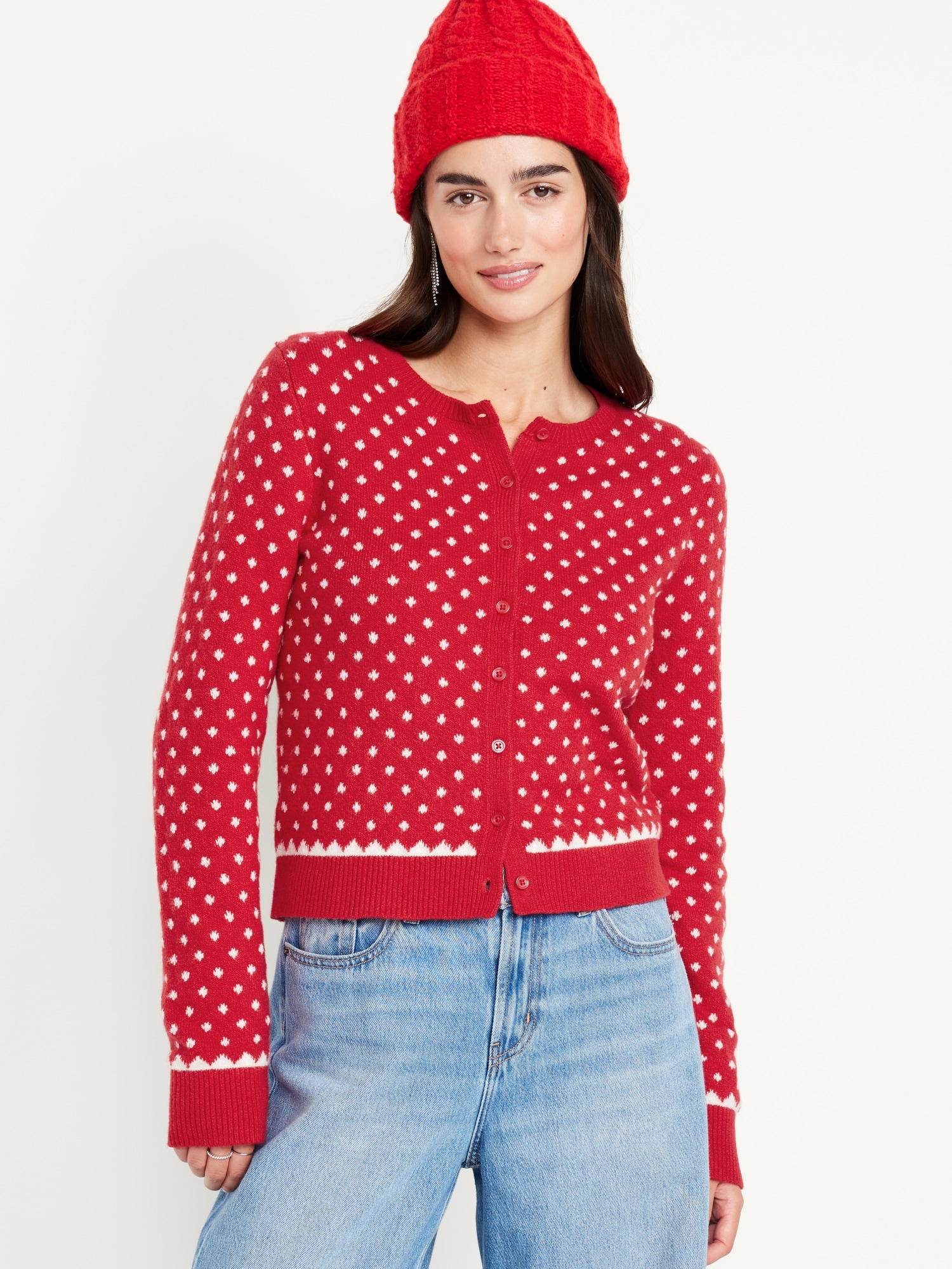 Old navy polka dot sweater hotsell