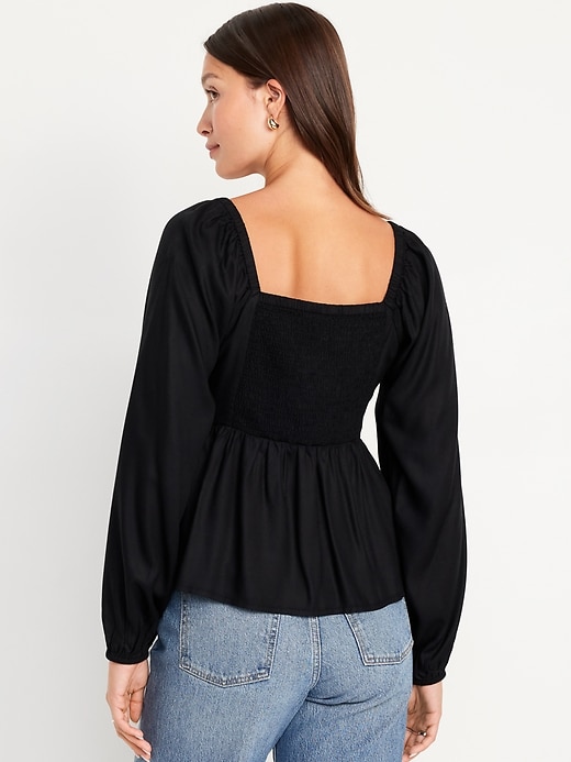 Image number 2 showing, Shirred Crepe Top