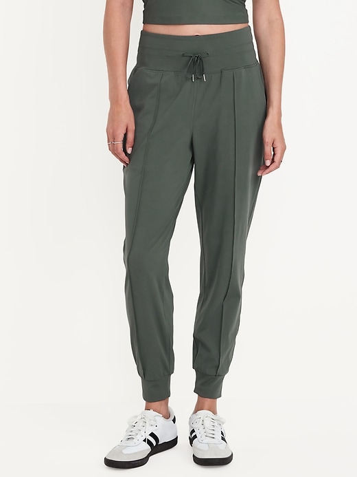 Image number 1 showing, High-Waisted PowerSoft Seamed Joggers