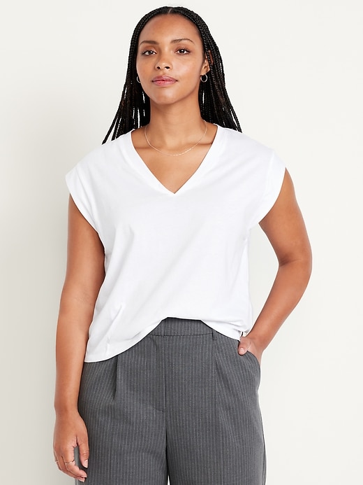 Image number 5 showing, Sleeveless V-Neck Top