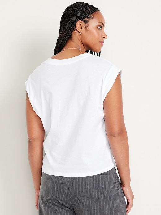 Image number 6 showing, Sleeveless V-Neck Top