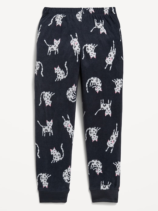 View large product image 2 of 2. Microfleece Printed Pajama Pants for Girls