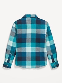 View large product image 3 of 3. Soft-Brushed Flannel Pocket Shirt for Boys