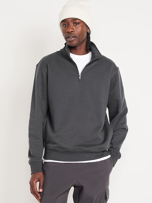 Image number 1 showing, Oversized Fleece Quarter Zip