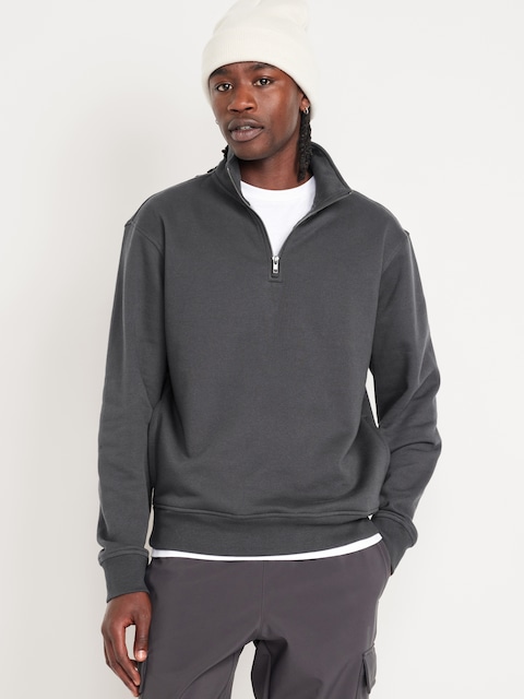 Oversized Fleece Quarter Zip