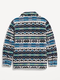 View large product image 3 of 4. Cozy Printed Long-Sleeve Microfleece Shirt for Boys