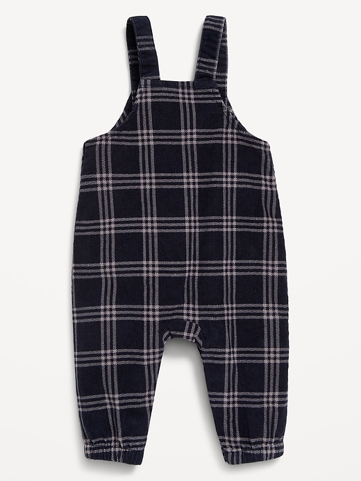 View large product image 2 of 2. Plaid Corduroy Overalls for Baby