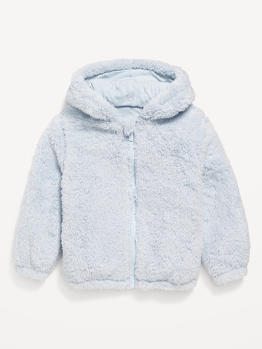 View large product image 1 of 3. Sherpa Full-Zip Applique Jacket for Toddler Girls